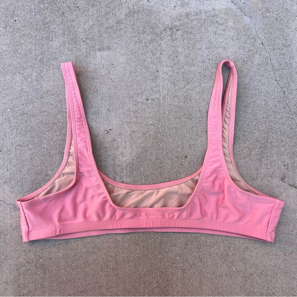 💕 Los Angeles Apparel Pink Bikini Set - Size Large - Picture 4 of 8